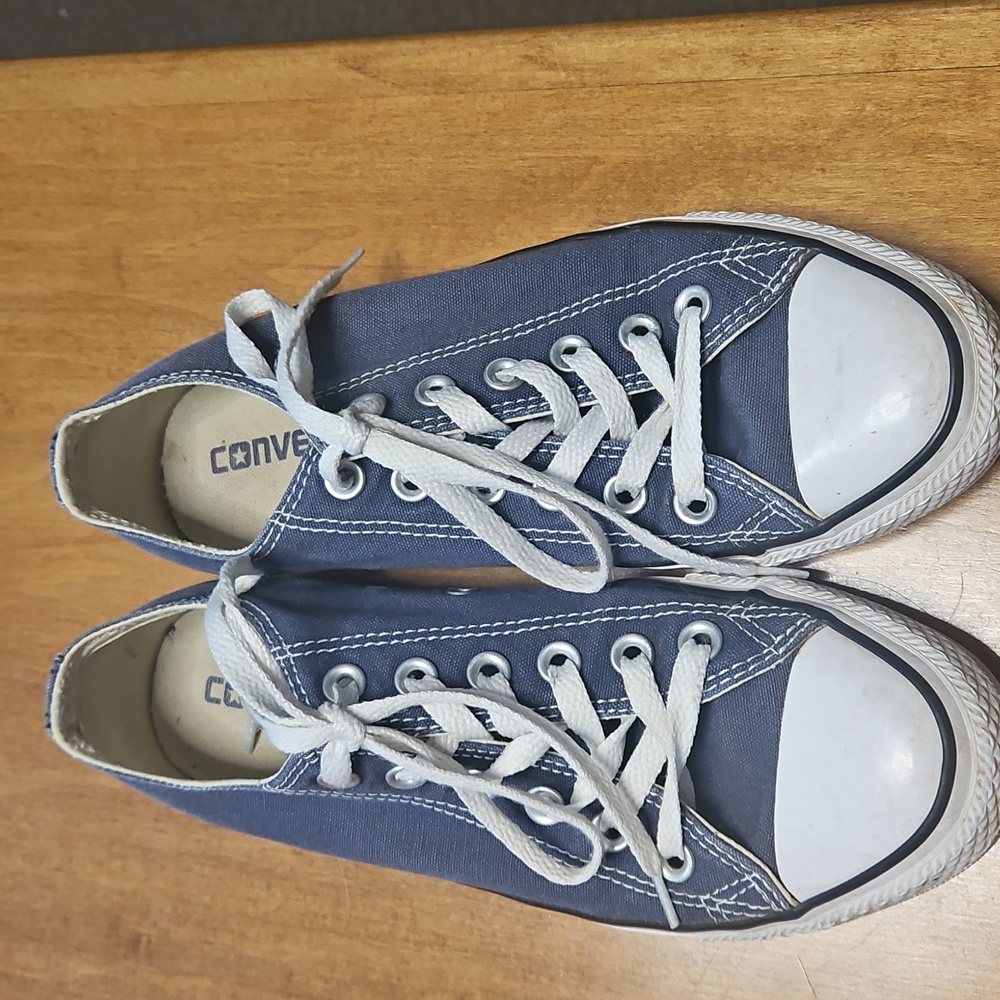 Navy Blue Converse Size 7 Women Size 5 Men